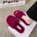 Faux Shearling Flat Slippers / Sheepskin Flat Slippers